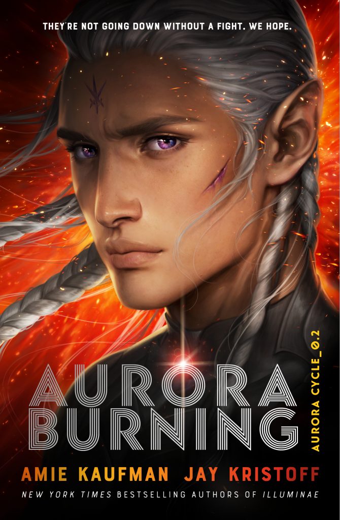 Aurora Burning (The Aurora Cycle #2) by Amie Kaufman and Jay Kristoff book cover