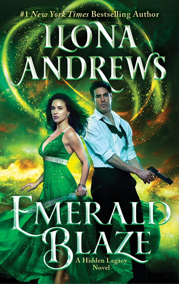 Emerald Blaze (Hidden Legacy #5) by Ilona Andrews book cover