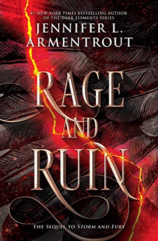 Rage and Ruin, The Harbinger, #2 (The Harbinger #2) by Jennifer L. Armentrout book cover